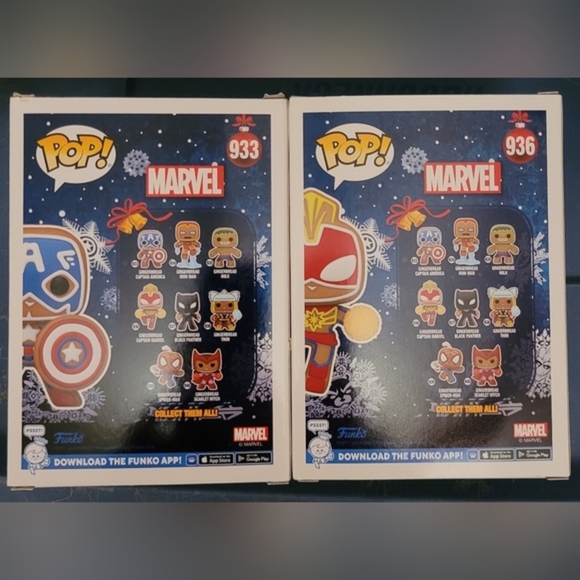 NWT Holiday Funko POP Gingerbread Marvel - Picture 3 of 3